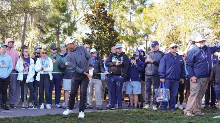 Rain Out, Wind In, Scores Up at TPC Sawgrass as Second Round Continues